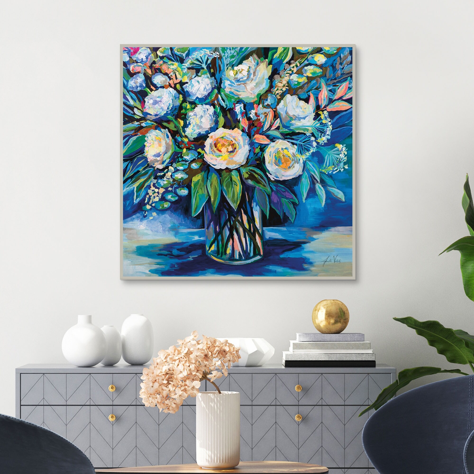 Masterpiece Art Gallery | Feeling Blue II by Jeanette Vertentes